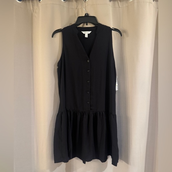 Nine West NWT Black Sleeveless Button-Down Dress - Picture 1 of 6